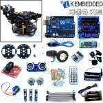 [로봇사이언스몰][코딩키트] 아두이노로봇 아두이노 우노R3 로봇카 자동차 Arduino UNO Kit E5-1