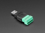 [로봇사이언스몰][Adafruit][에이다프루트] USB-A Male Plug to 5-pin Terminal Block id:3628