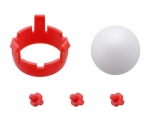 [로봇사이언스몰][Pololu][폴로루] Romi Chassis Ball Caster Kit - Red #3532