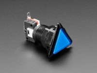 [로봇사이언스몰][Adafruit][에이다프루트] LED Illuminated Triangle Pushbutton A.K.A 1960s Sci-Fi Buttons - Blue id:4187