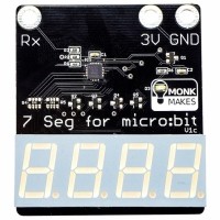 [로봇사이언스몰][코딩키트][마이크로비트] 7-Segment for micro:bit 46138(마이크로비트별매)
