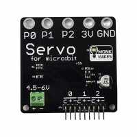 [로봇사이언스몰][코딩키트][마이크로비트] Monk Makes Servo board for micro:bit 46145(마이크로비트별매)