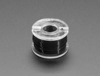 [로봇사이언스몰] [Adafruit][에이다프루트] Ultra-Fine Stranded Wire Spool - 10 meters - 30AWG - Black ID:4736
