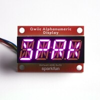 [로봇사이언스몰][Sparkfun][스파크펀] SparkFun Qwiic Alphanumeric Display - Pink COM-16919