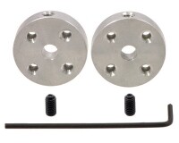 [로봇사이언스몰][Pololu][폴로루] Pololu Universal Aluminum Mounting Hub for 4mm Shaft, #4-40 Holes (2-Pack) #1081