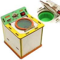 [로봇사이언스몰] DIY 나무 세탁기(통돌이 세탁기원리)(1인용 포장)