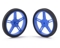 [로봇사이언스몰][Pololu][폴로루] Pololu Wheel 60×8mm Pair - Blue #1423