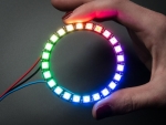 [로봇사이언스몰][Adafruit][에이다프루트] NeoPixel Ring - 24 x WS2812 5050 RGB LED with Integrated Drivers id:1586