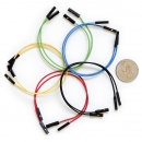 [로봇사이언스몰][Sparkfun][스파크펀] Jumper Wires Premium 6inch F/F Pack of 10 prt-08430