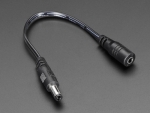 [로봇사이언스몰][Adafruit][에이다프루트] 3.5 / 1.3mm To 5.5 / 2.1mm DC Jack Adapter Cable id:2788